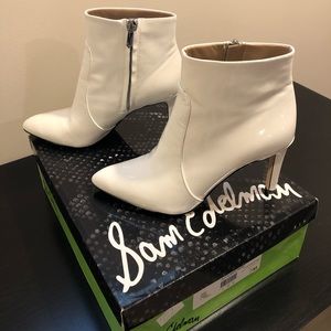 Sam Edelman Olette White Booties